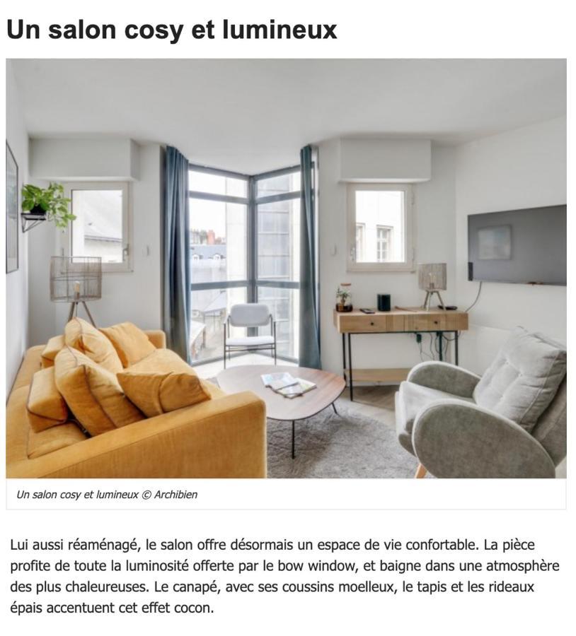 Sublime Duplex Nantes Cathedrale Apartment ภายนอก รูปภาพ